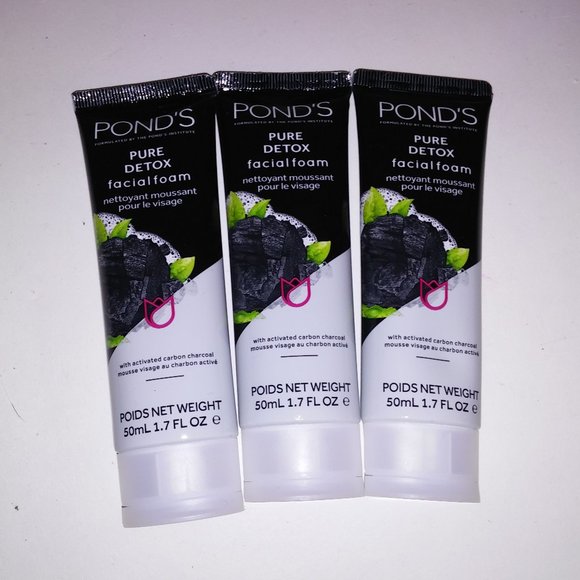 Set of 3 Pond's‎ Pure Detox Facial Foam - Picture 1 of 5